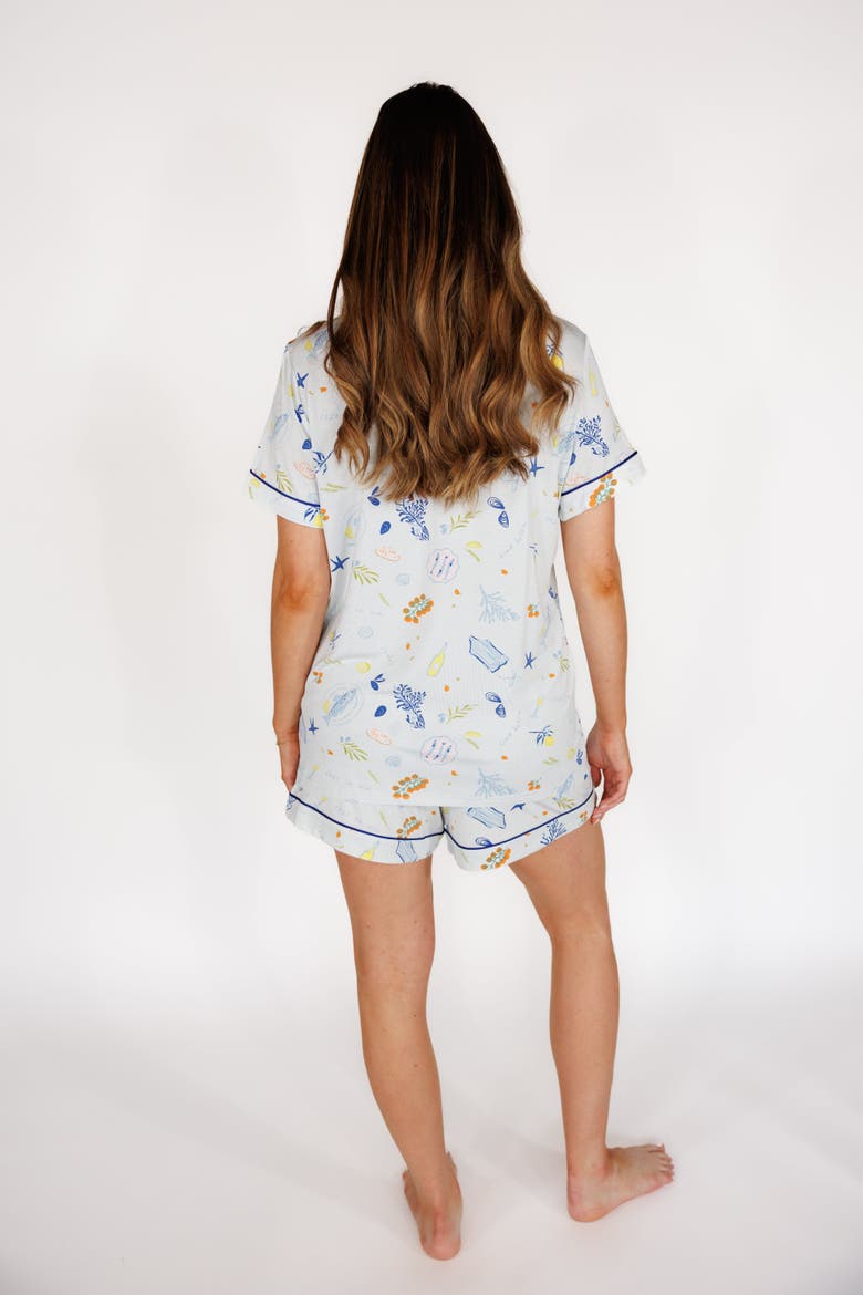 Short Sleeve & Short Pajama Set, Alternate, color, La Dolce Notte