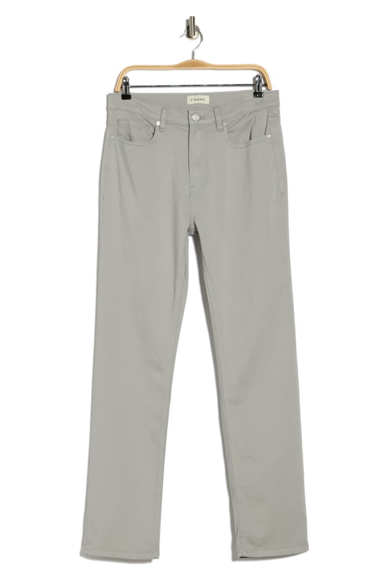 Modern Straight Leg Five-Pocket Twill Pants, Alternate, color, CLOUDSTONE