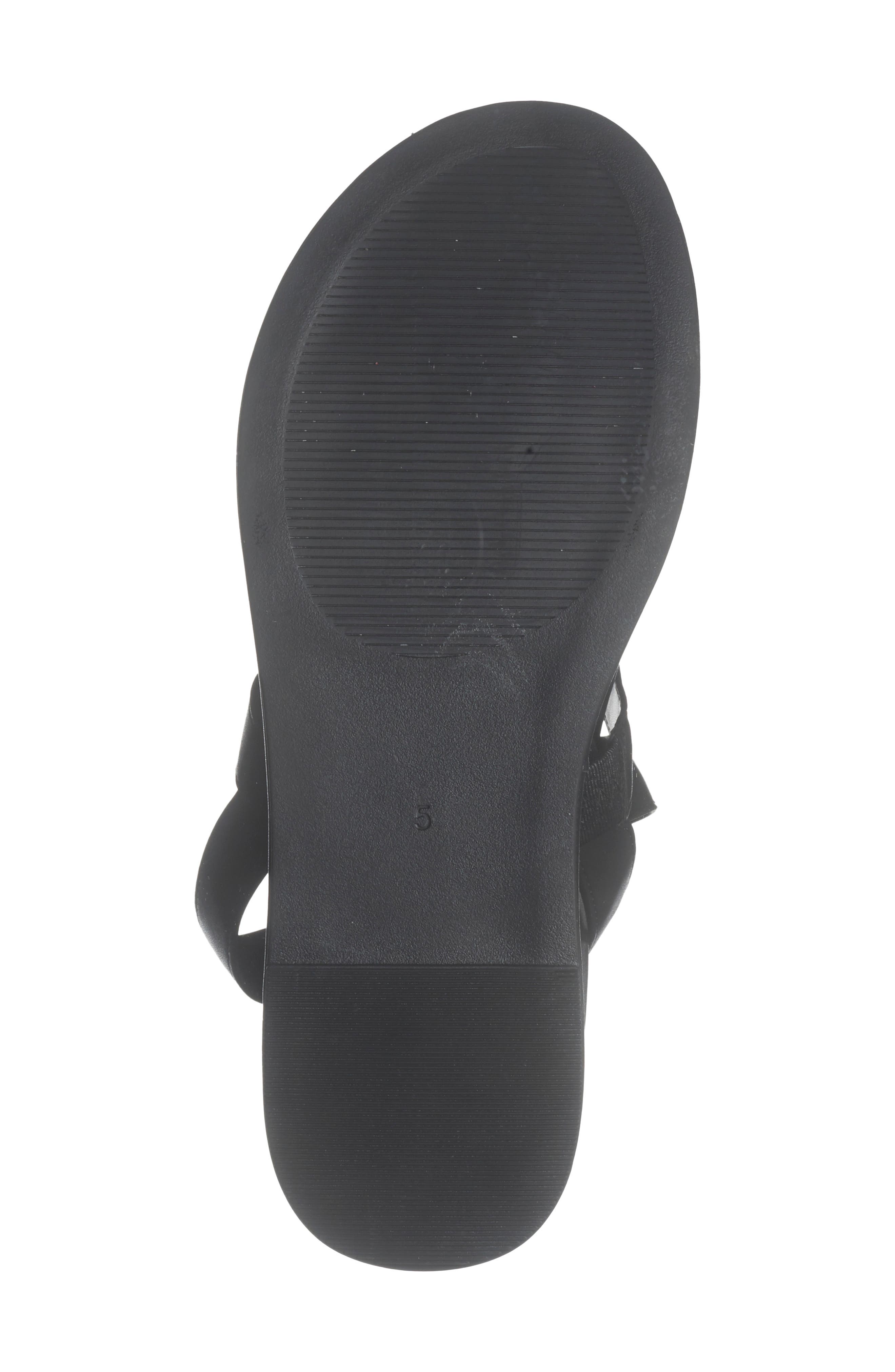 ASOS DESIGN Trombone Platform Buckle Sandal, Alternate, color, 