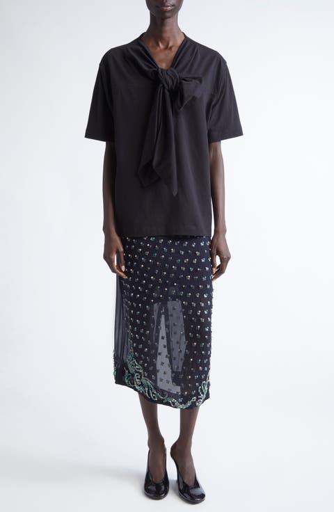 DRIES VAN NOTEN フラワープリント タンクトップ 44 Dries Van Noten Cot Orchid-Print Draped Tank Top | Neiman Marcus