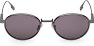 ZEGNA 52mm Oval Sunglasses