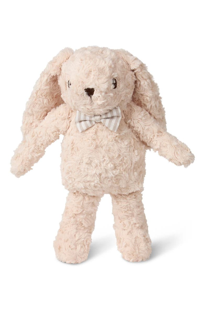 MiniMoi Baby "Milo" Fluffy Faux-Fur Boy Bunny Doll, Alternate, color, Oatmeal