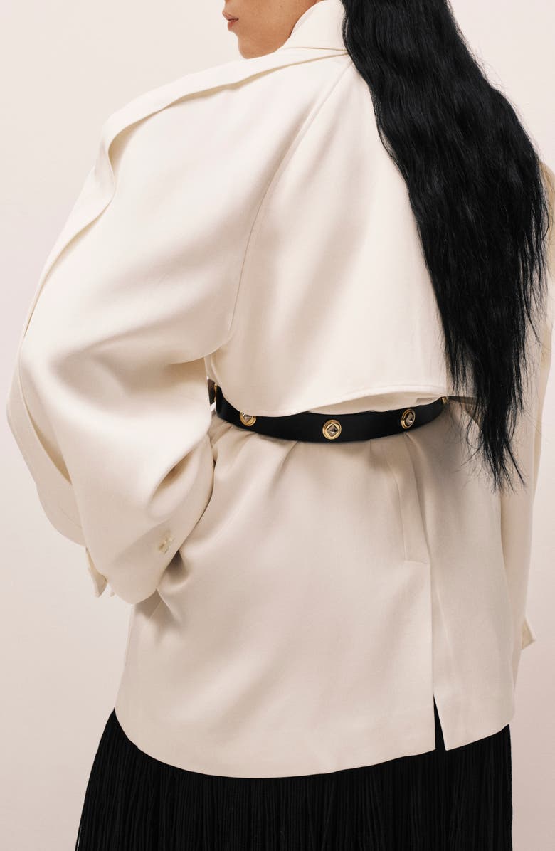 Déhanche Medora Mixed Metal Belt, Alternate, color, Black