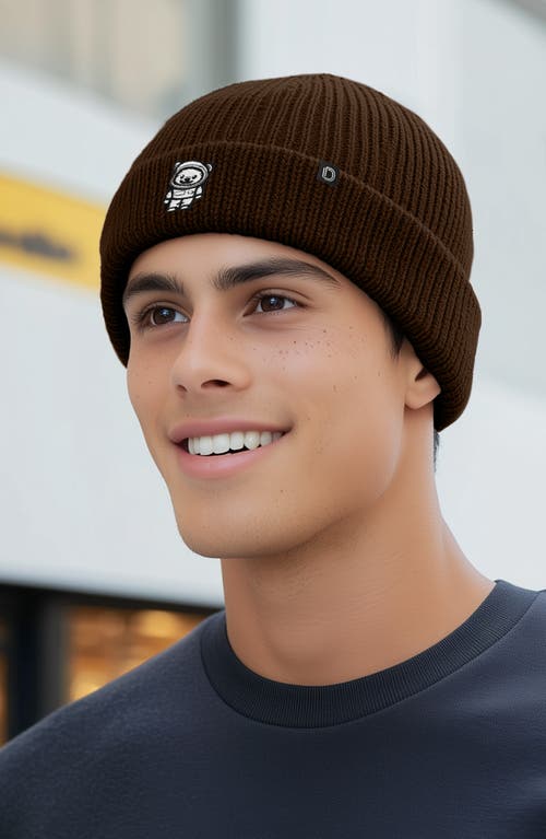 Dalix Ice Bear Beanie In Brown