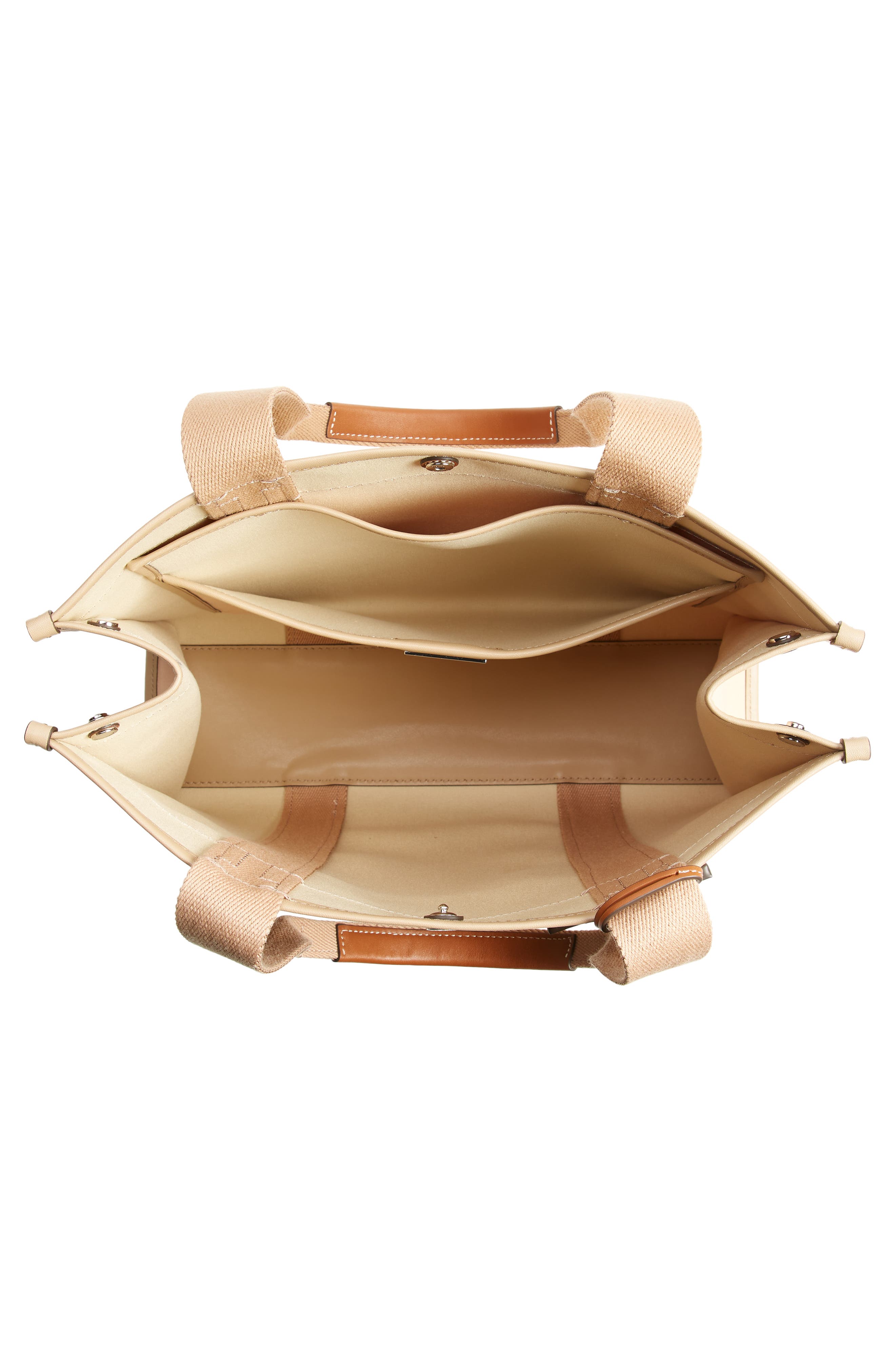Tory Twill Tote, Alternate, color, COY PINK