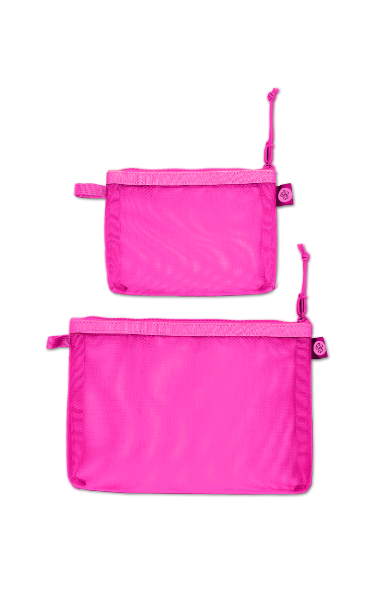 Baboon to the Moon Monomesh Pouch Set, Main, color, Raspberry Fizz