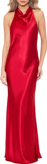 Halter Charmeuse Gown