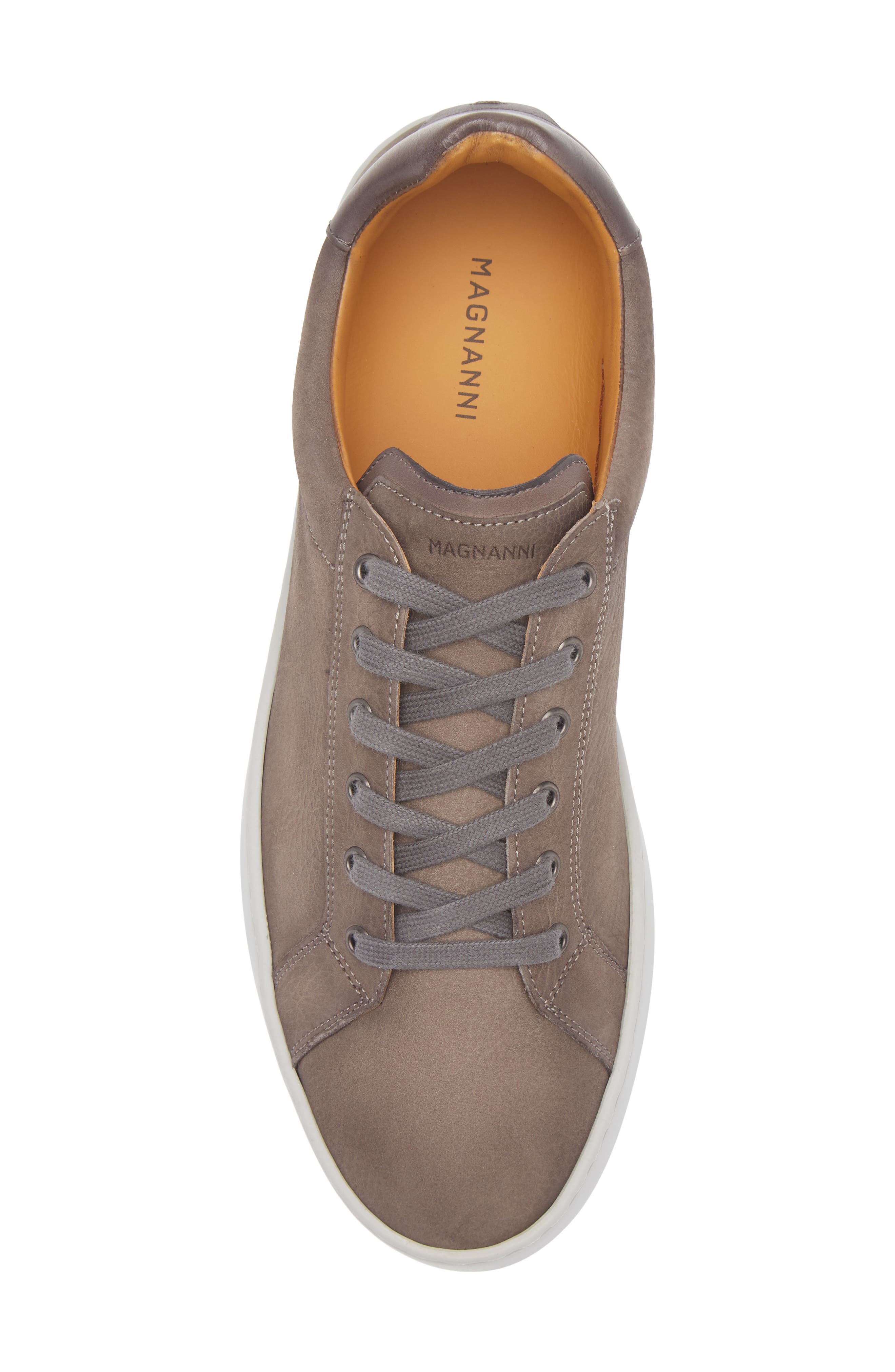 Magnanni Cote Lo Sneaker, Alternate, color, Tierra Texture Suede