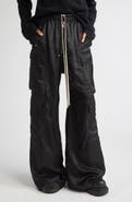 Rick Owens Cargobelas Satin Cargo Pants