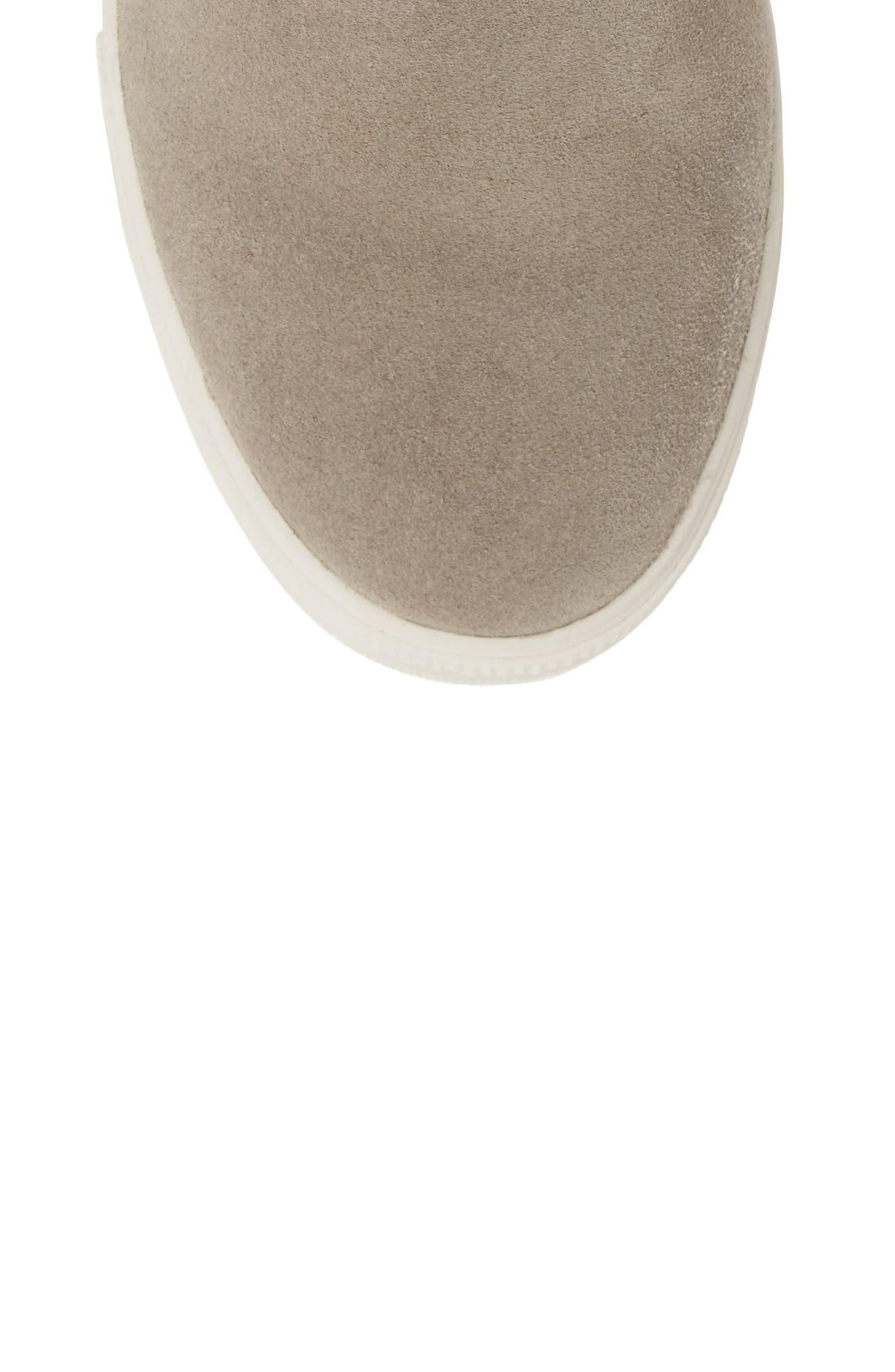 Winnie Sneaker Bootie, Alternate, color, LIGHT GREY SUEDE