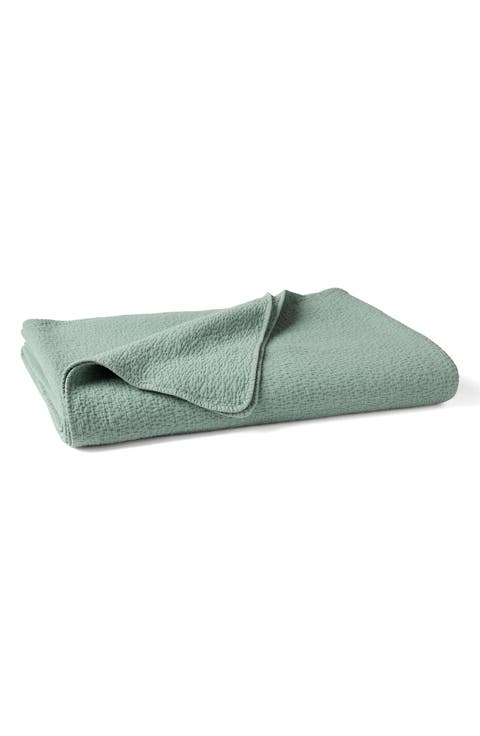 Cascade Organic Cotton Matelassé Blanket
