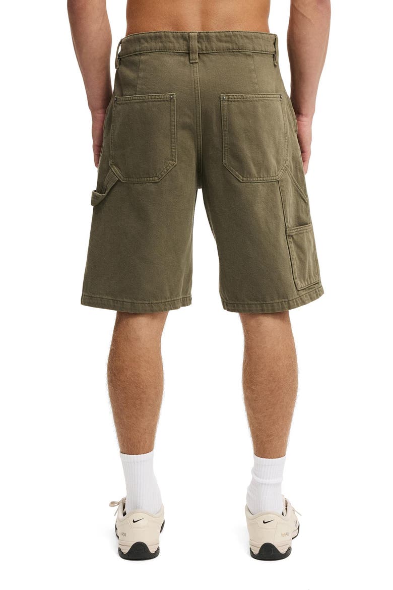 Men's Baggy Worker Short, Alternate, color, Military