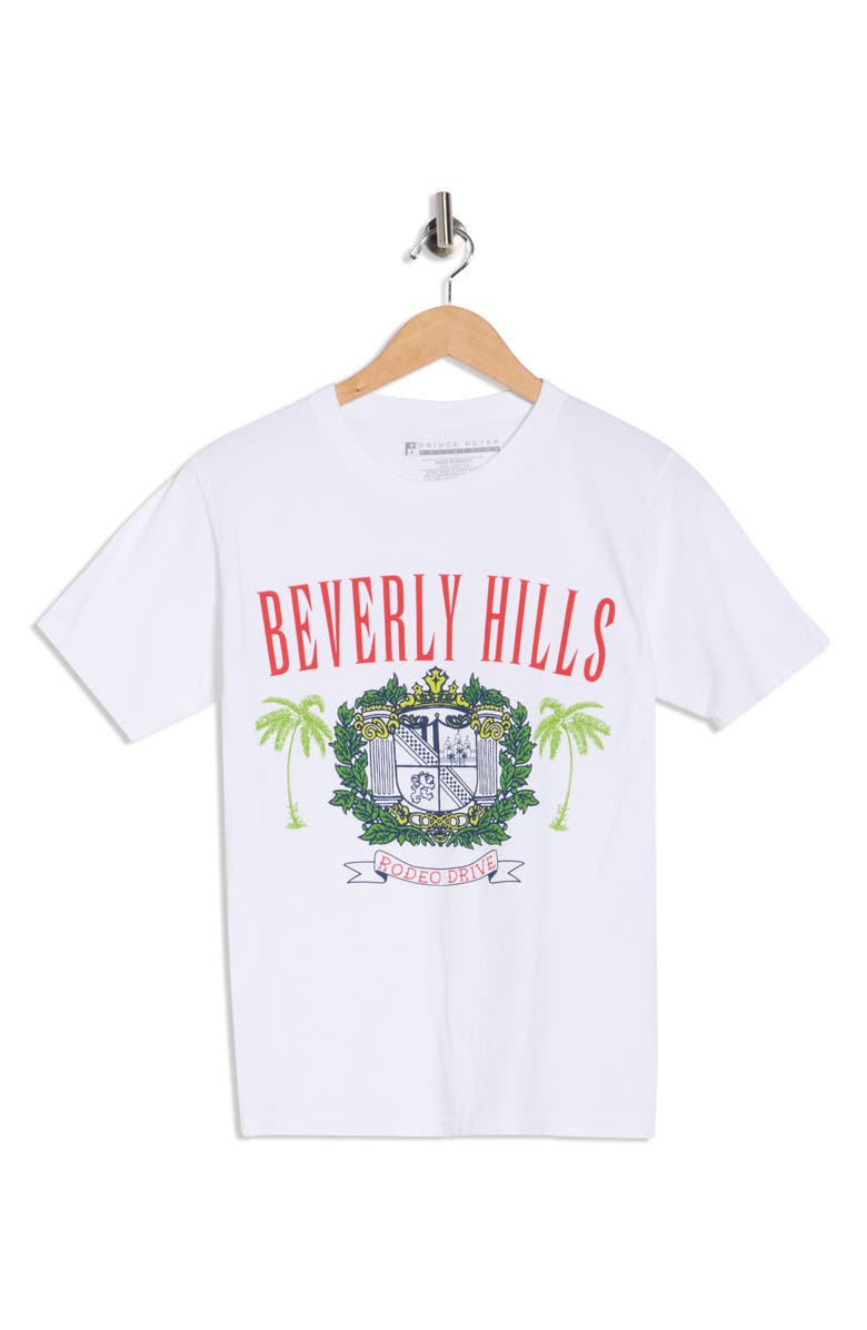 Prince Peter Beverly Hills Rodeo Drive Graphic T-Shirt, Alternate, color, White