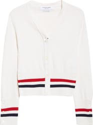 Thom Browne Shrunken Cashmere Cardigan