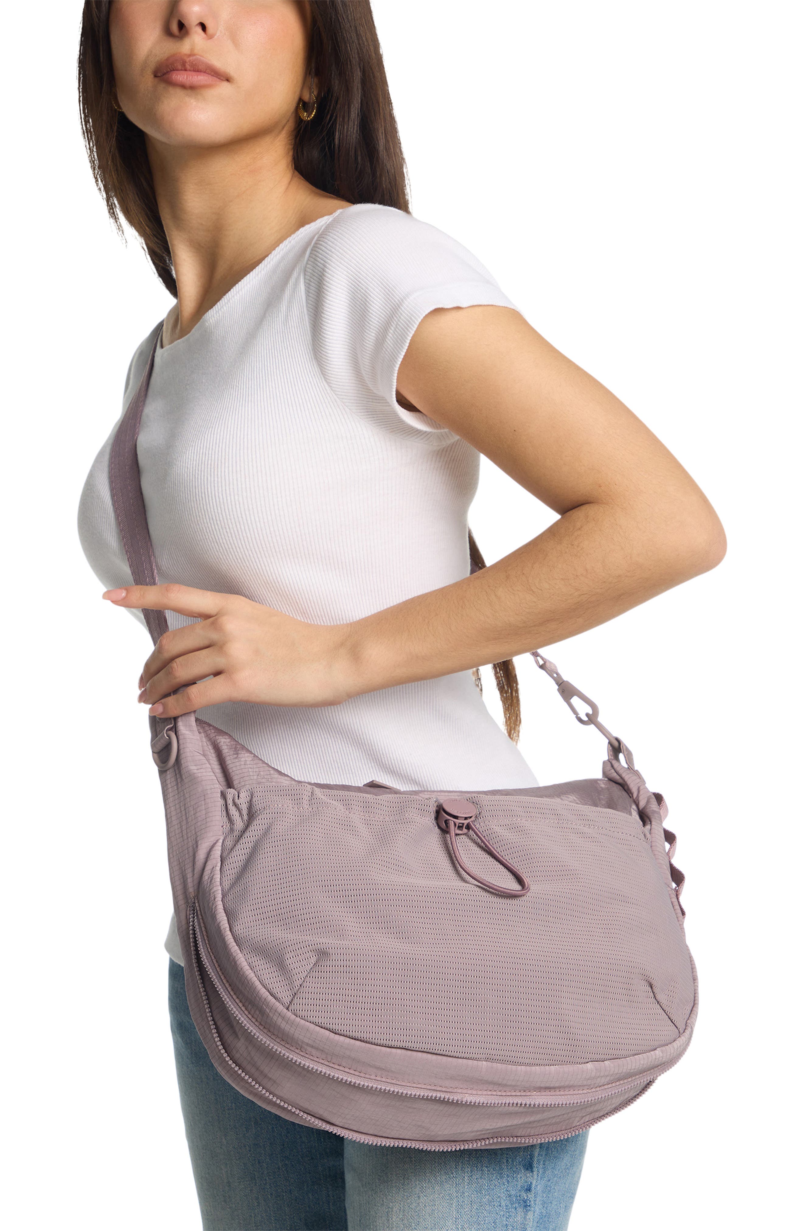 Hunter Stride Crossobdy Bag, Alternate, color, Light Purple