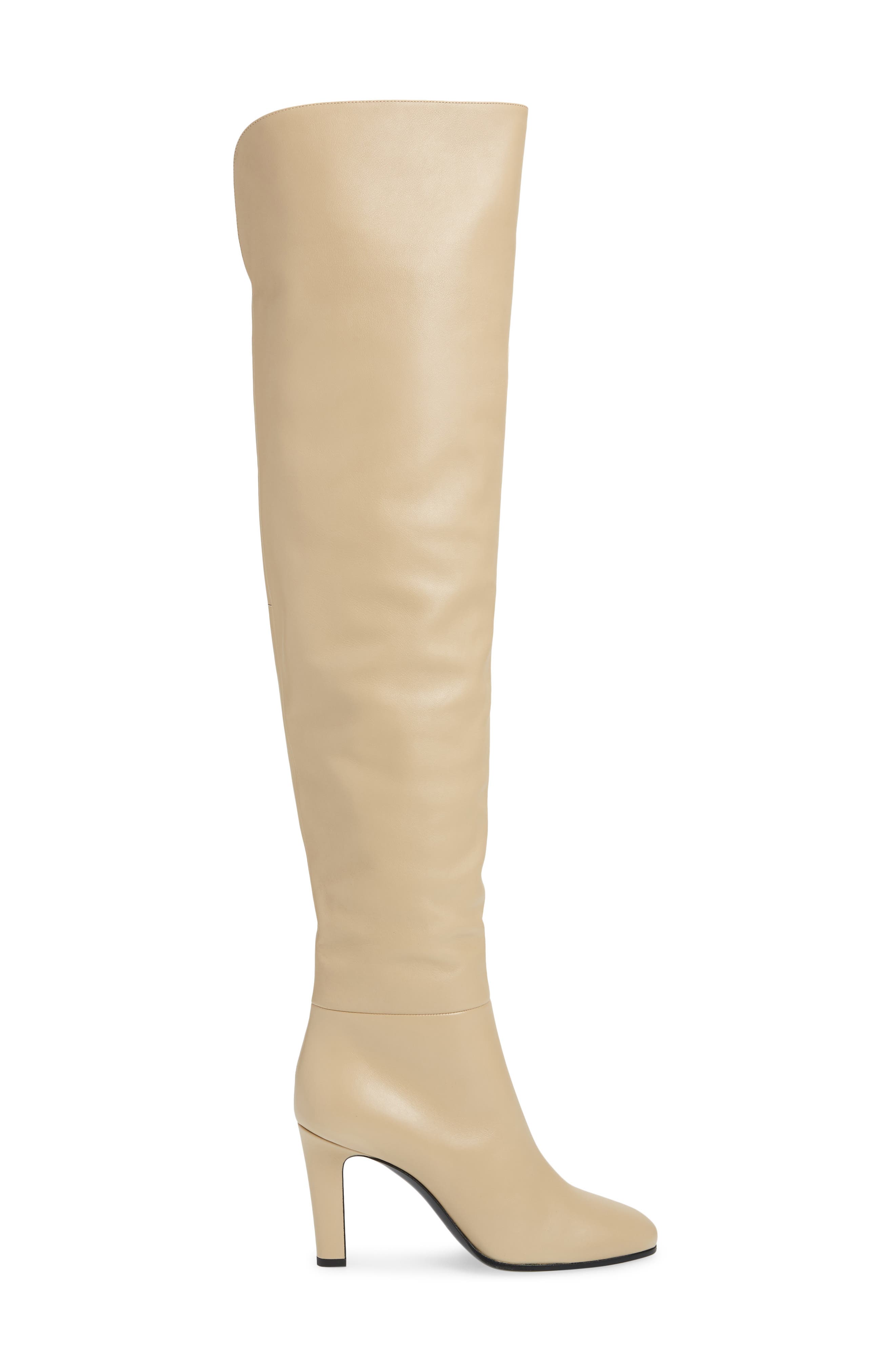 Saint Laurent Blu Over the Knee Boot, Alternate, color, 