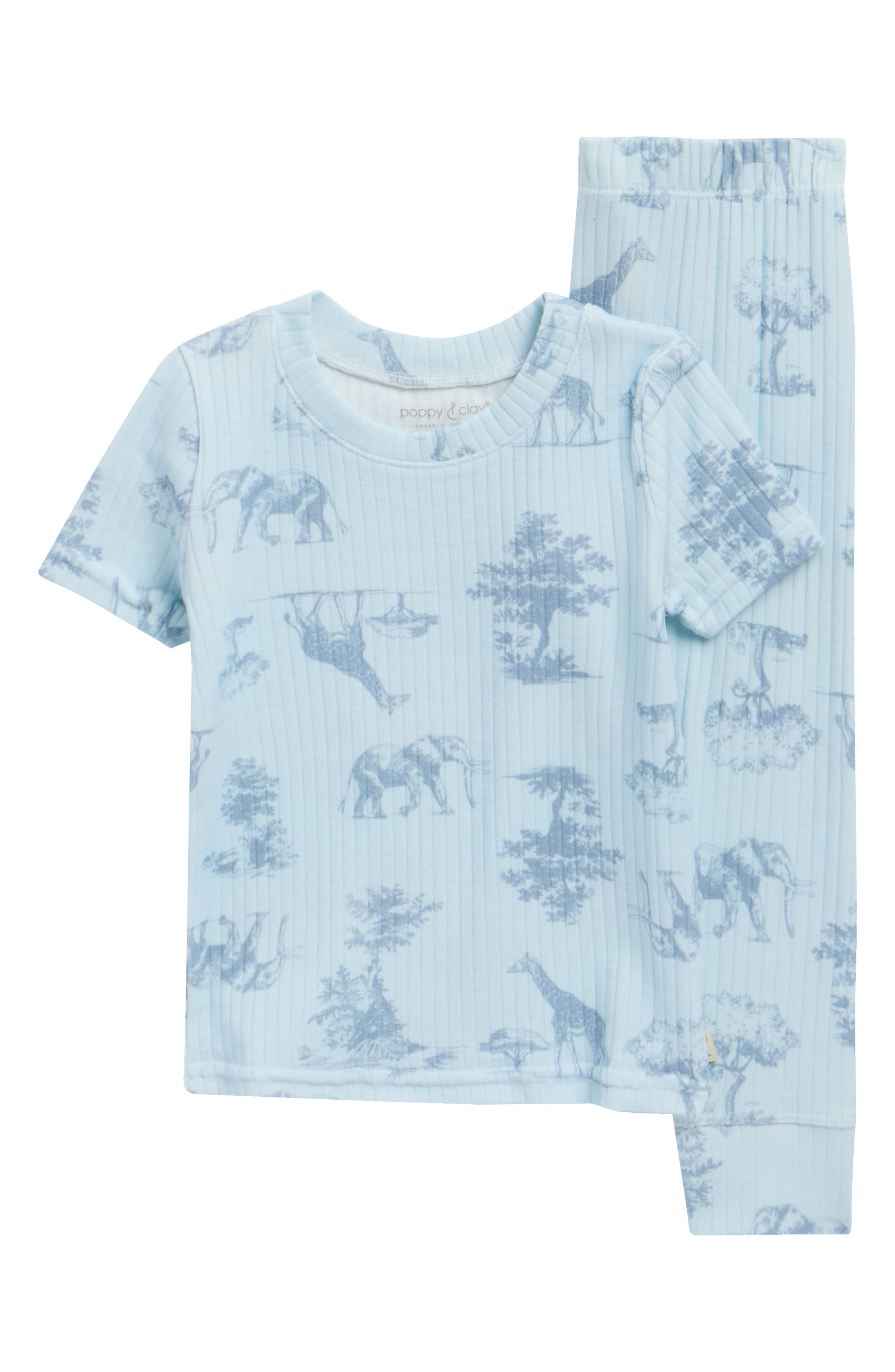 Kids' Stretch Organic Cotton Long Pajamas