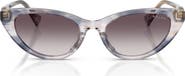 RALPH 53mm Gradient Cat Eye Sunglasses