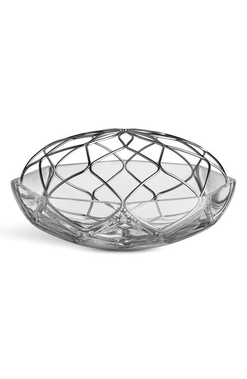Orrefors Bloom Low Vase In Clear
