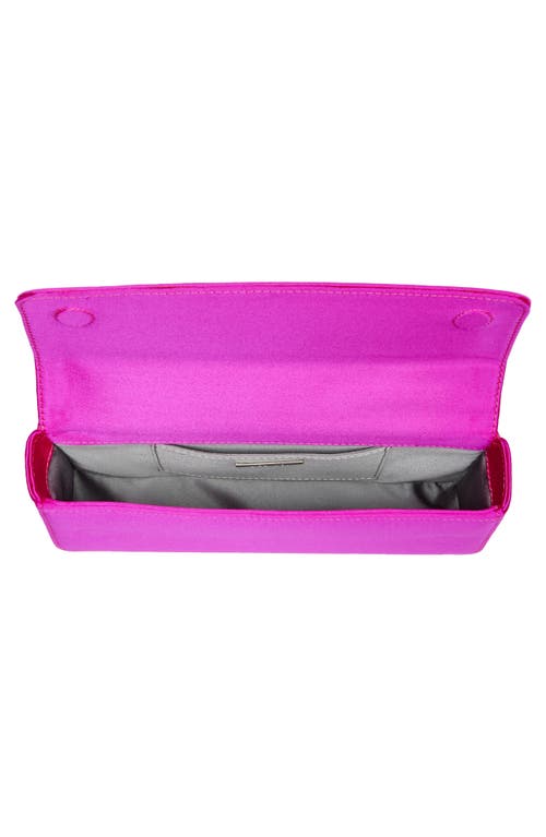 L'alingi Malika Jewel Handle Clutch In Hot Pink