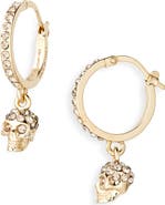 McQueen Alexander McQueen Skull Mini Hoop Earrings