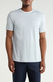 DENIM AND FLOWER Tipped Pocket T-Shirt