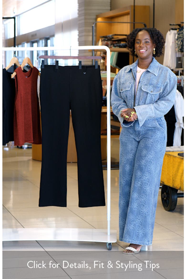 Ponte Baby Bootcut Pants video
