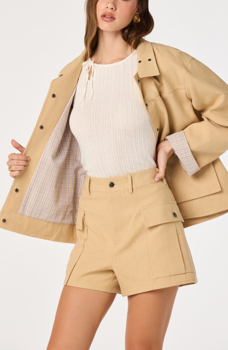 ASTR the Label Beron Jacket, Alternate, color, Tan