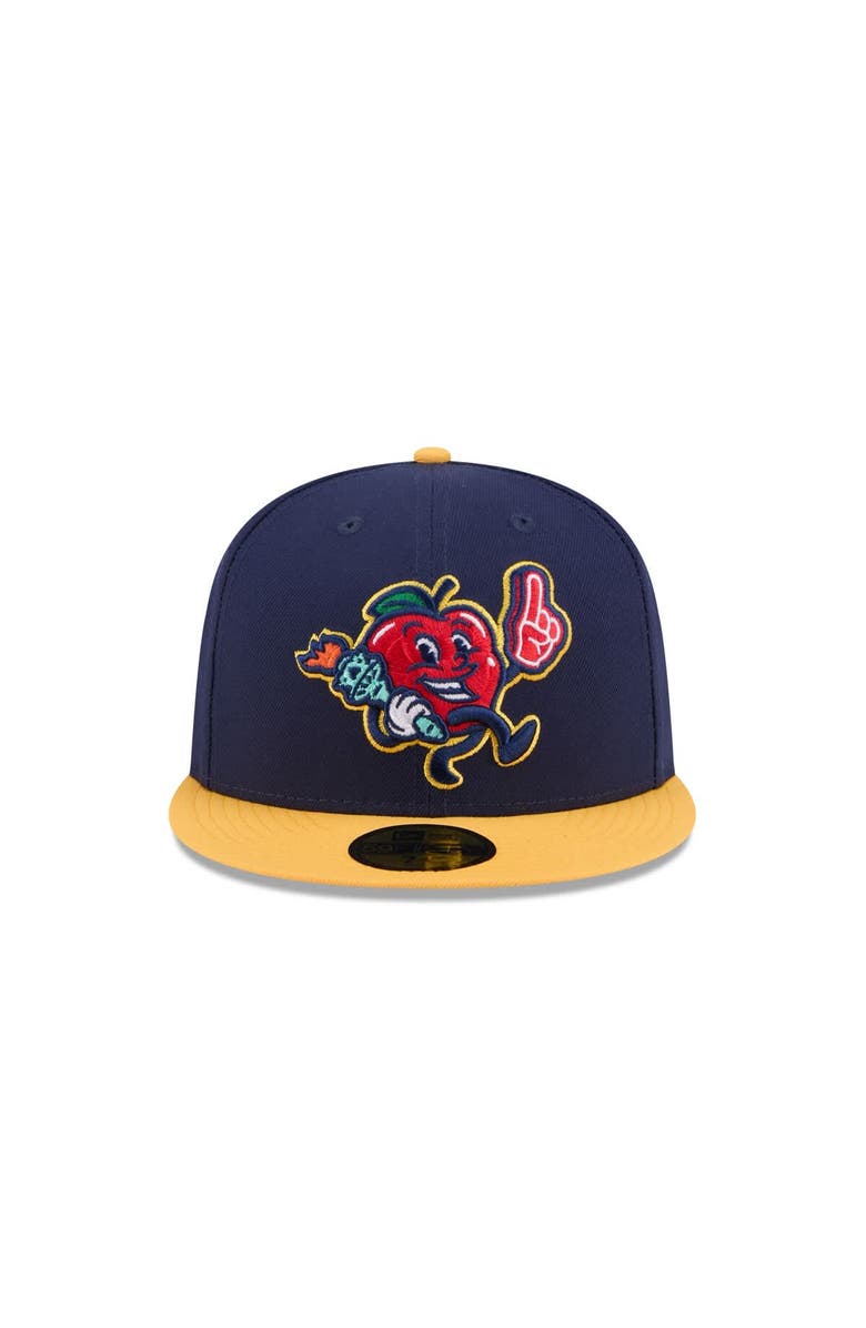 New Era Men's New Era Navy Hudson Valley Renegades Theme Nights 59FIFTY Fitted Hat, Alternate, color, Navy