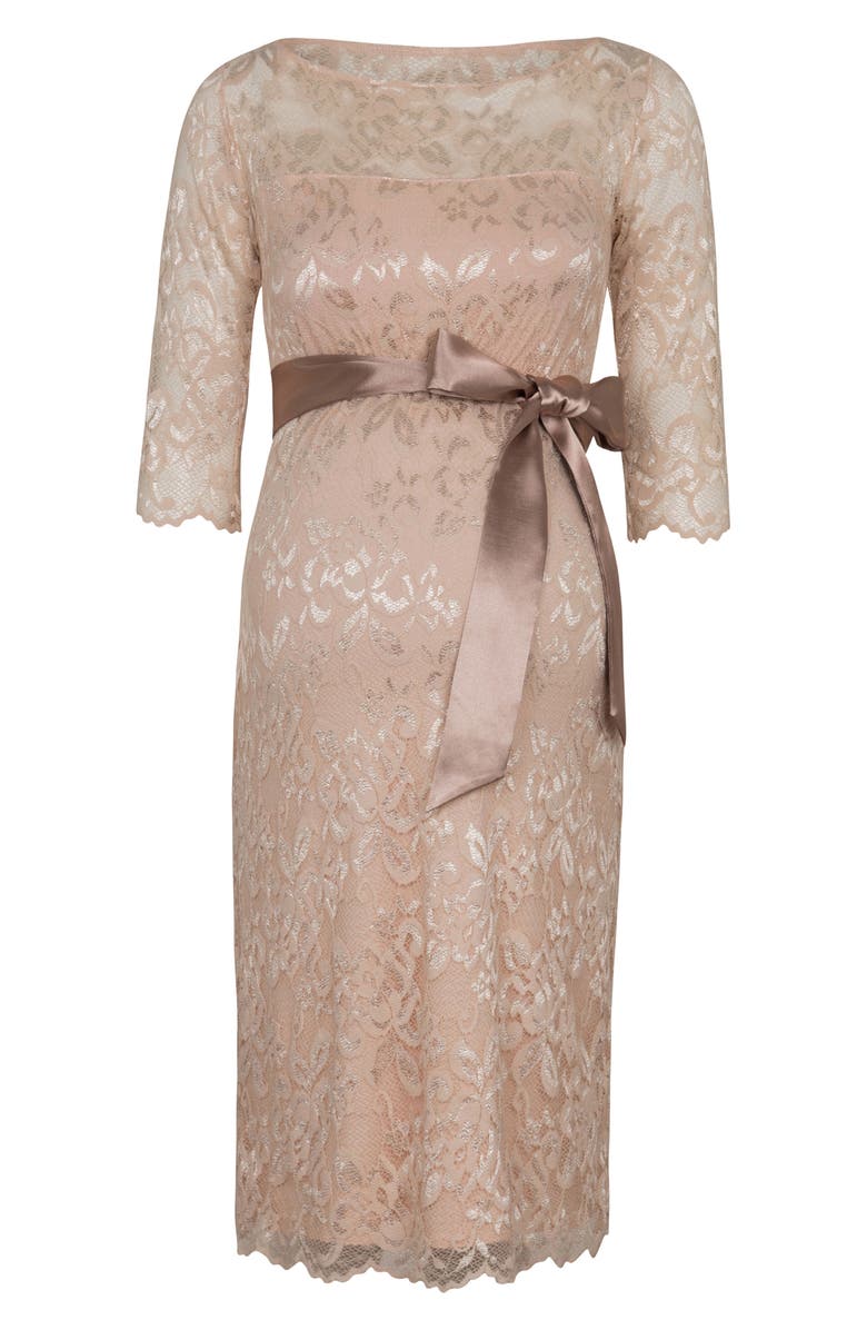 Tiffany Rose Amelia Lace Maternity Cocktail Dress, Alternate, color,