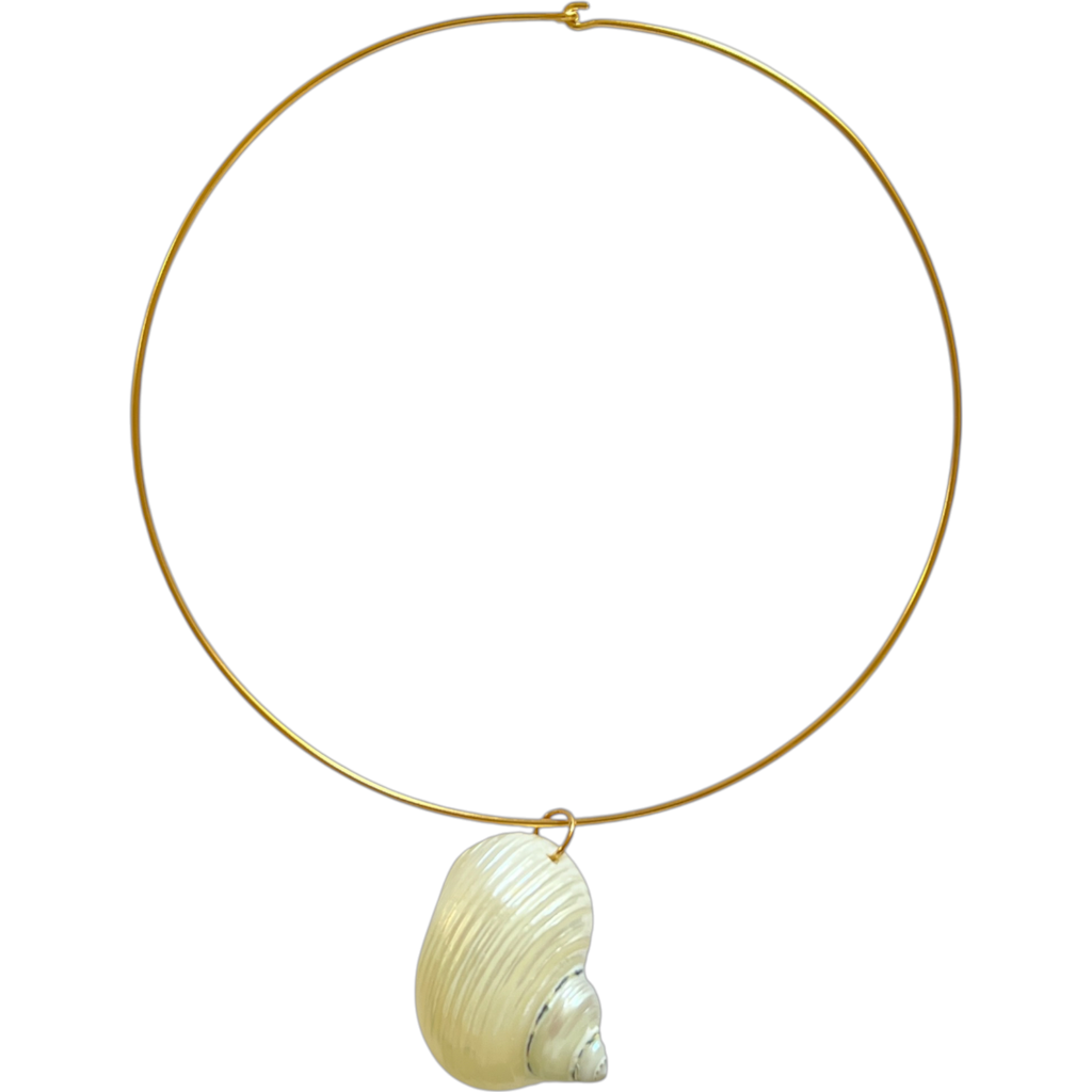 Sccollection Celine Necklace In White