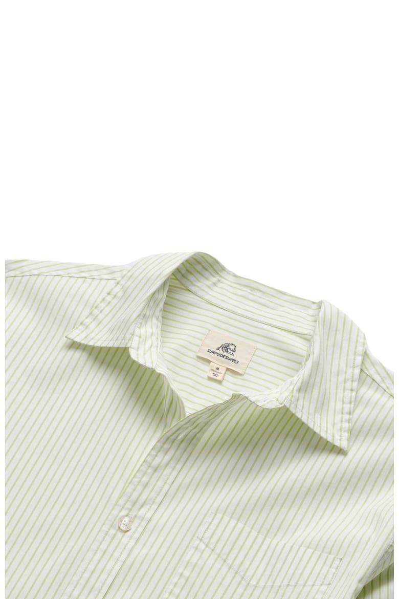 Brian Pinstripe Shirt, Alternate, color, Margarita Green