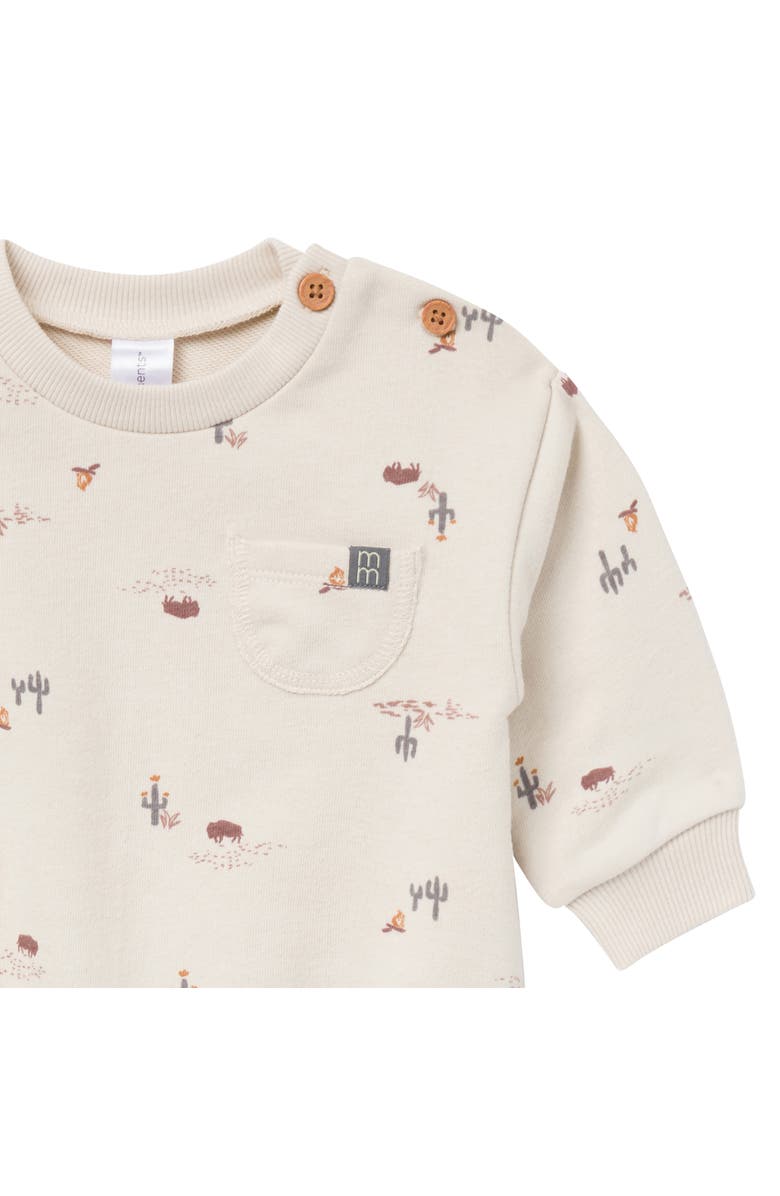 Modern Moments<sup
™</sup
 by Gerber Long Sleeve Bubble Romper, Alternate, color, Buffalo Desert