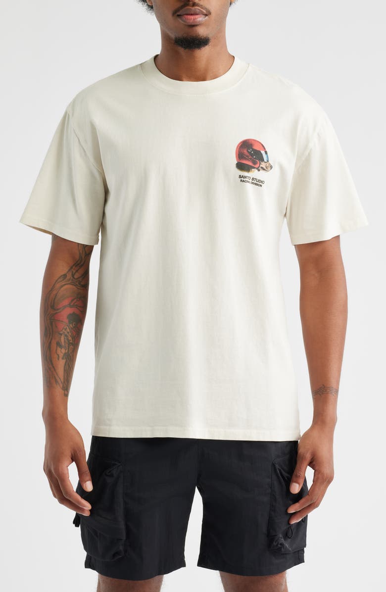 SANTO STUDIO Speed Dogs Graphic T-Shirt, Main, color, 