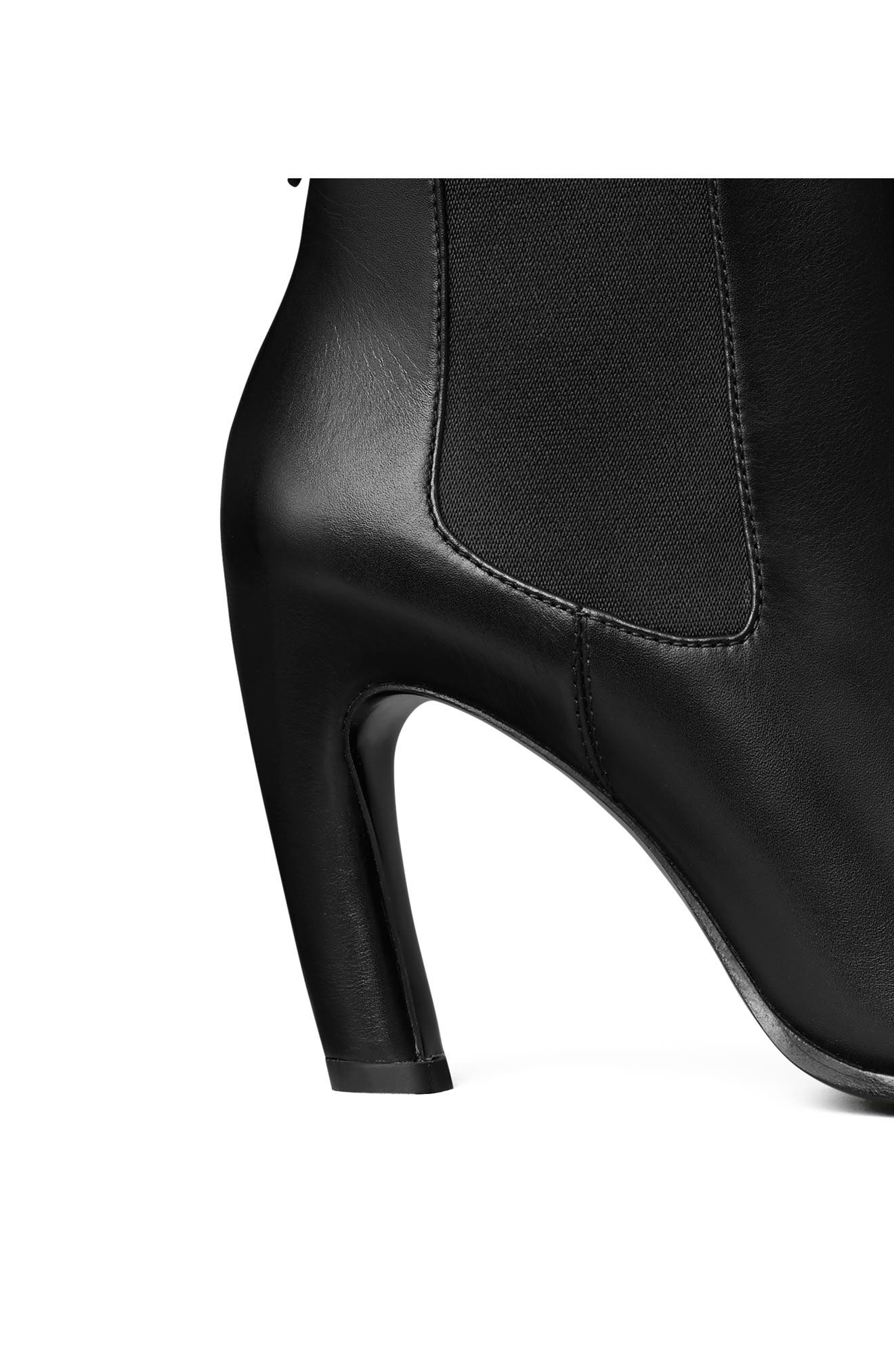 Romy Chelsea Leather Boot, Alternate, color, PERFECT BLACK