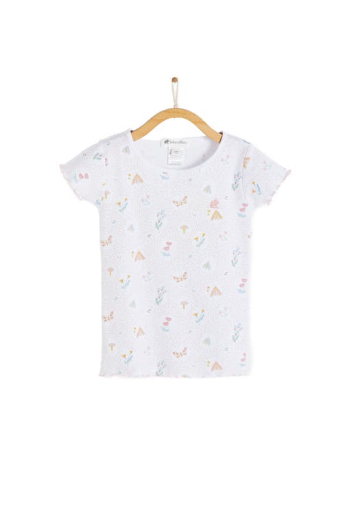 Babycottons Delphine Short Tee & Pants Pj Set In Full Print