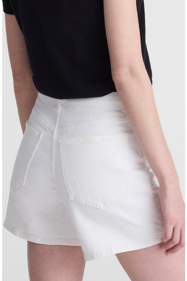 The Perfect Vintage Mid Length Denim Shorts, Alternate, color, TILE WHITE