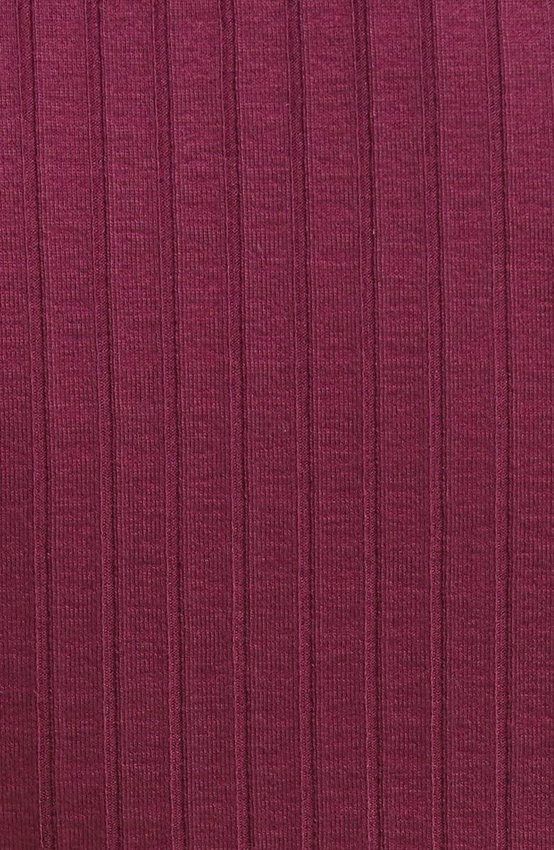 Sies Marjan Asymmetrical Peplum Rib Midi Dress, Alternate, color, 