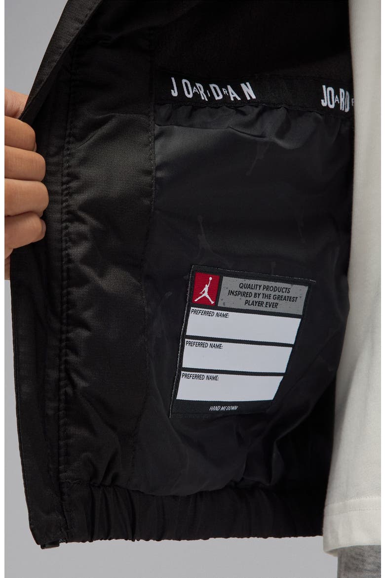 Kids' Cargo Pocket Puffer Vest, Alternate, color, BLACK