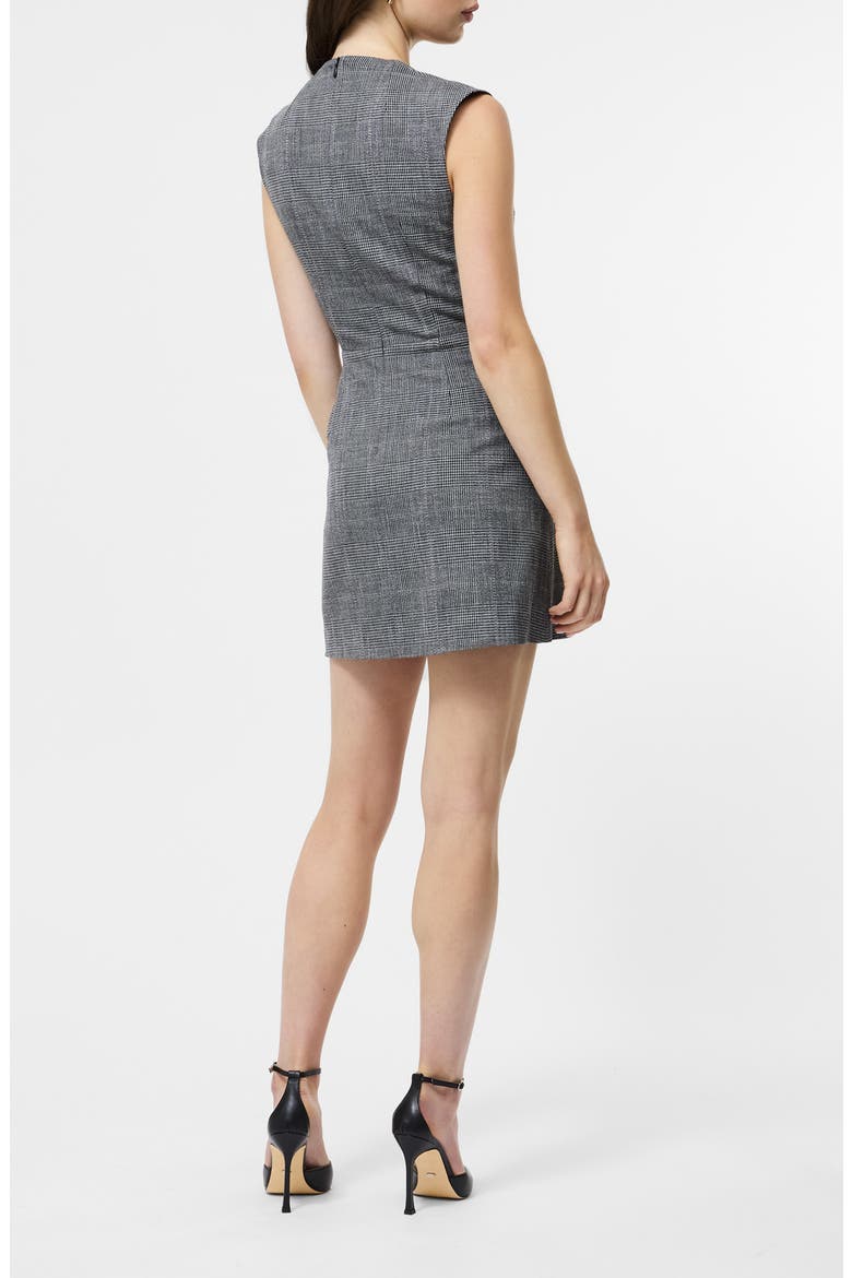 Owen Plaid Minidress, Alternate, color, 01-CHARCOAL