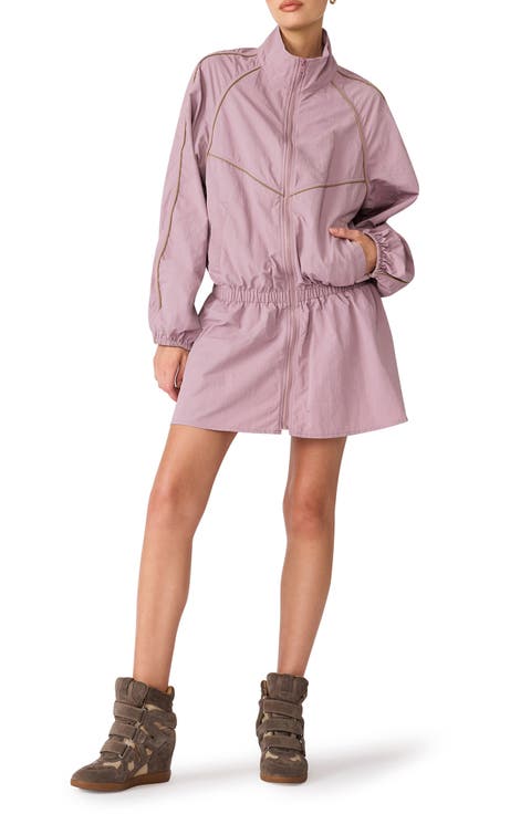 Zip Front Track Dress