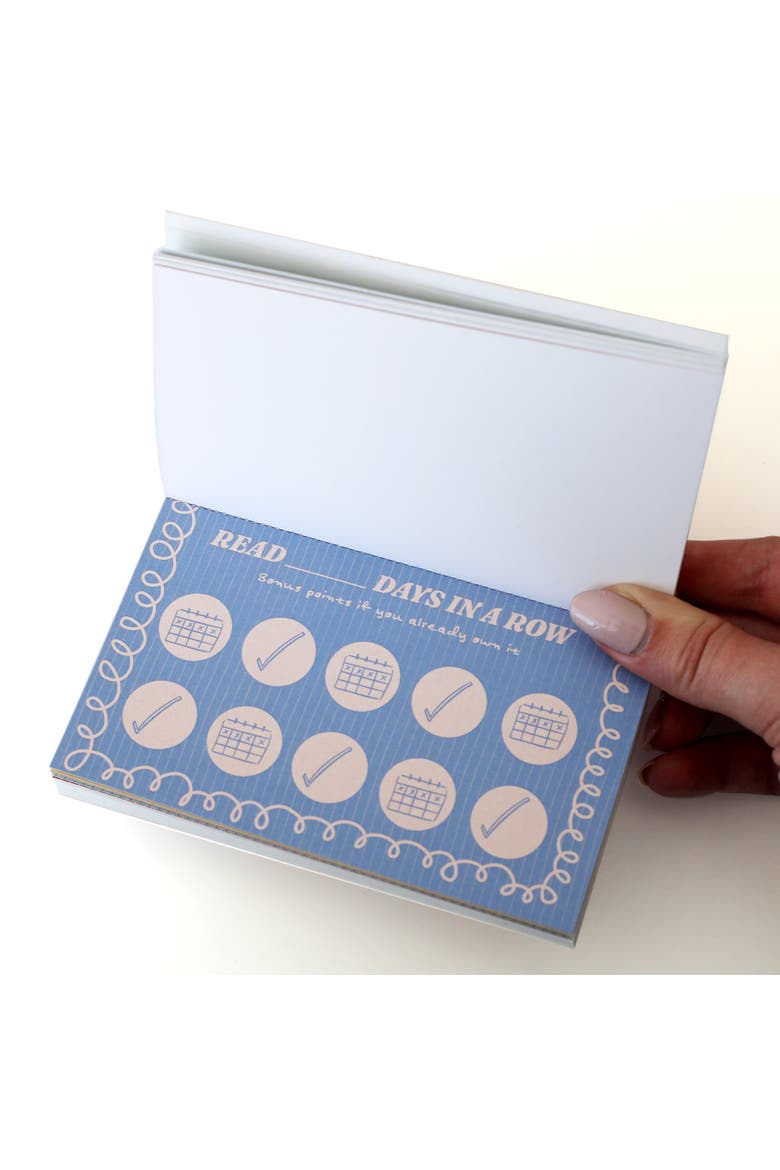 Booked & Busy Book Theme Punch Cards, Alternate, color, Assorted Pre-Account