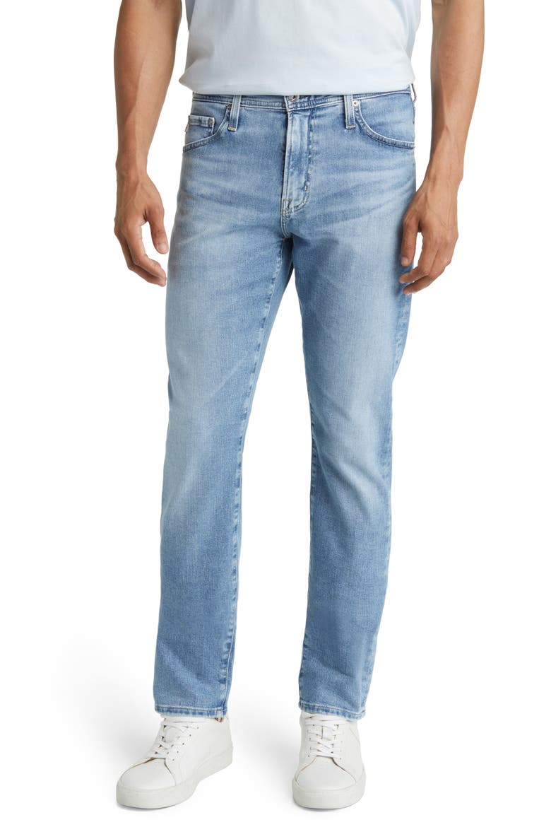 Everett Slim Straight Leg Jeans, Main, color, SALTILLO