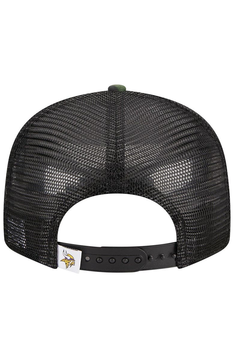 New Era Men's New Era Camo Minnesota Vikings Main Trucker 9FIFTY Snapback Hat, Alternate, color, Camo