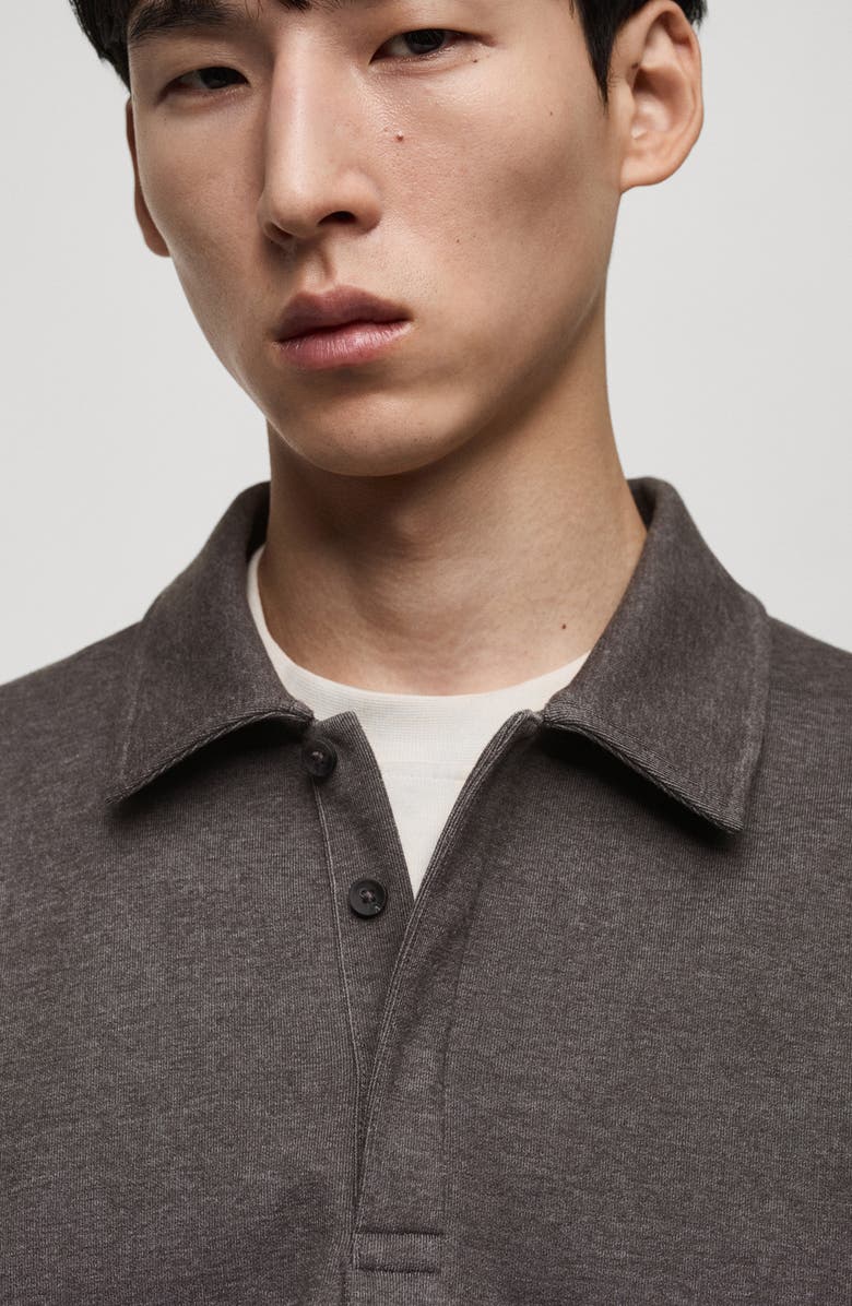 MANGO Regular Fit Polo Sweatshirt, Alternate, color, 