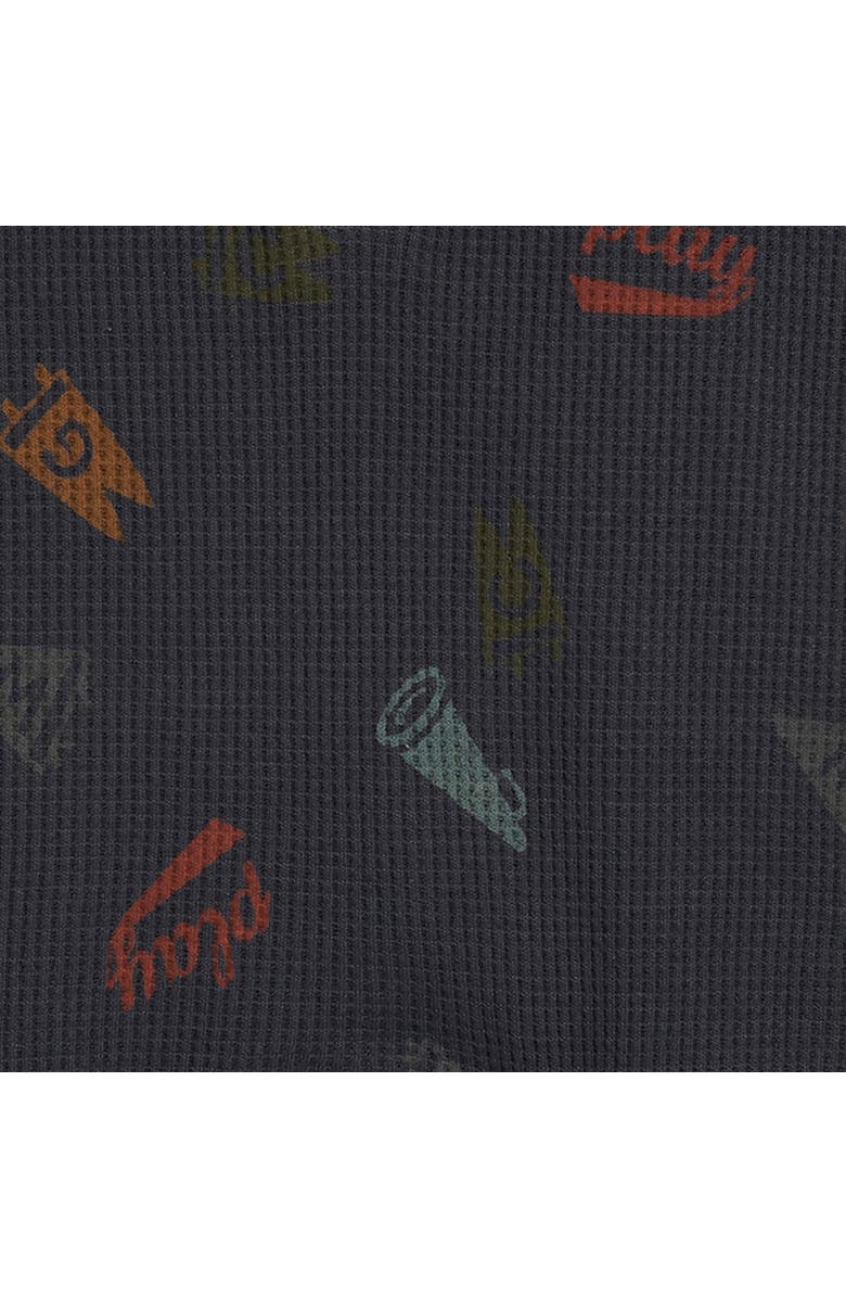 Modern Moments<sup>™</sup> by Gerber Waffle Knit Romper, Alternate, color, Varsity