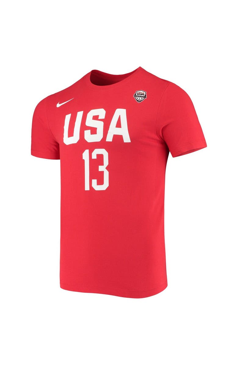 Nike Women's Nike Sylvia Fowles USA Basketball Red Name & Number Performance T-shirt, Alternate, color, 
