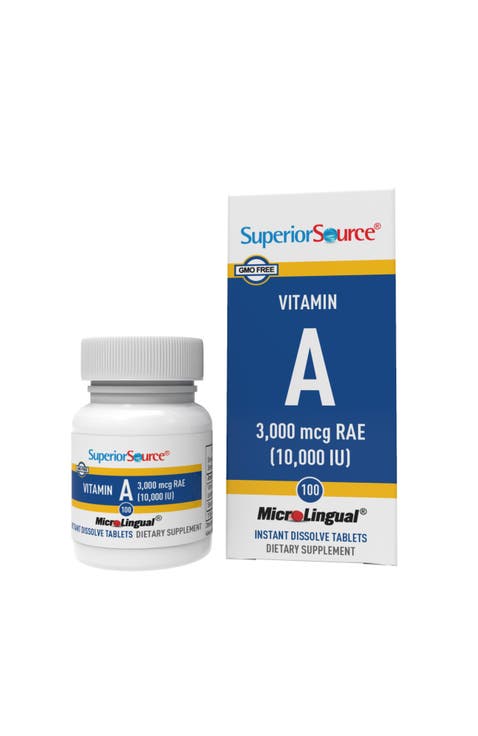 Vitamin A Fast-Dissolve MicroLingual Tablets