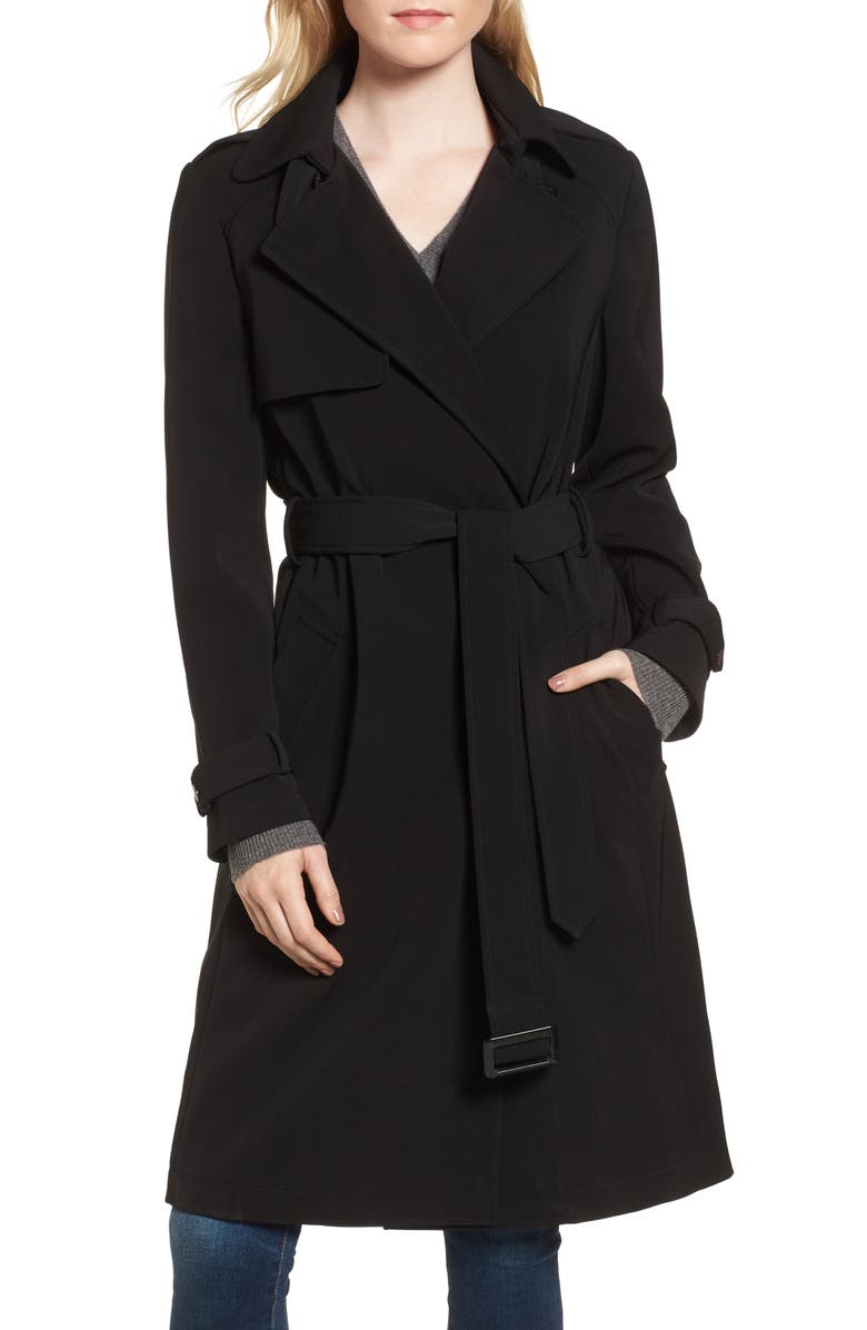 Donna Karan New York DKNY French Twill Water Resistant Trench Coat, Main, color, 