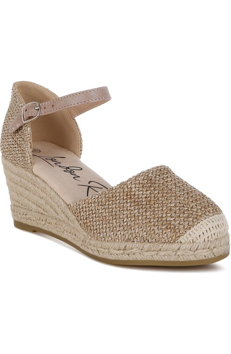 LONDON RAG Kalista Espadrille Wedge Sandal, Main, color, Beige